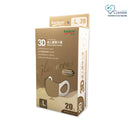 Banitore - 【Glamorous - Nude Beige 3D Medical Mask 】 Adult Size L (20pcs)