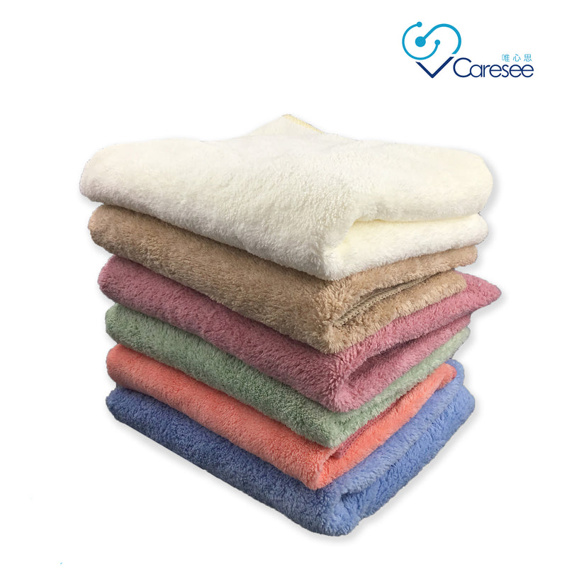 High-density coral fleece towel set (1 set) 6 colours