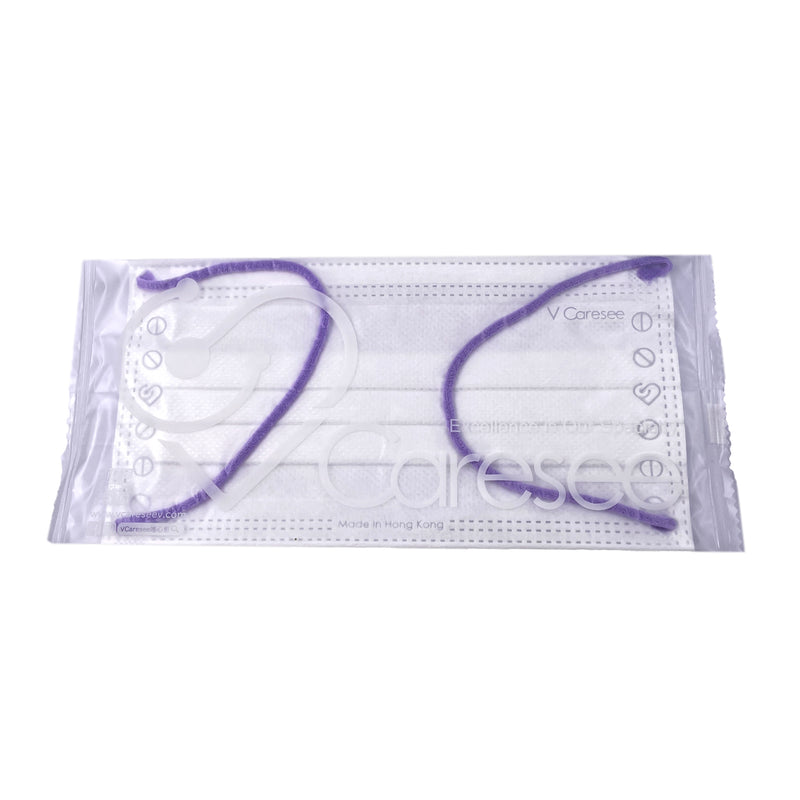 【Element 2D Medical Face Mask for Adults】 AgCl White 3 color ear rope Individual package (30pcs)