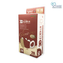 Banitore - 【Glamorous - Nude Beige+Rosy Brown 3D Medical Mask 】 Adult Size (20pcs)