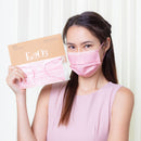 【Industrial Style】 Er2o3 Medical Face Mask for Adults 10pcs (Individual Package)(Cherry Blossom Pink)