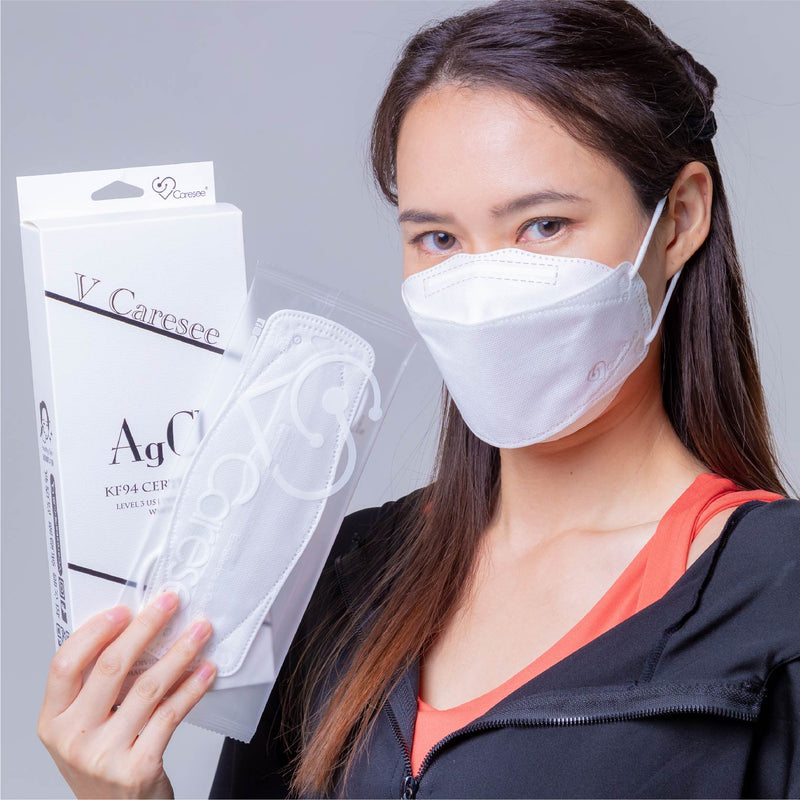 【Element 3D Medical Face Mask for Adults】 Agci White Individual package (10pcs)