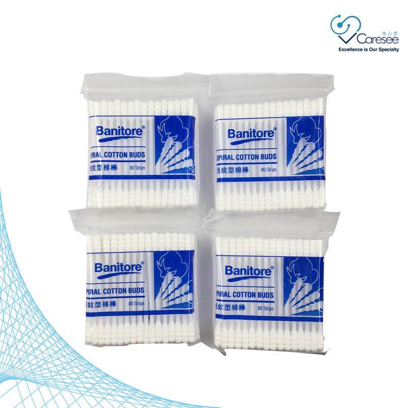 Banitore SPIRAL COTTON BUDS (8 PACKS)