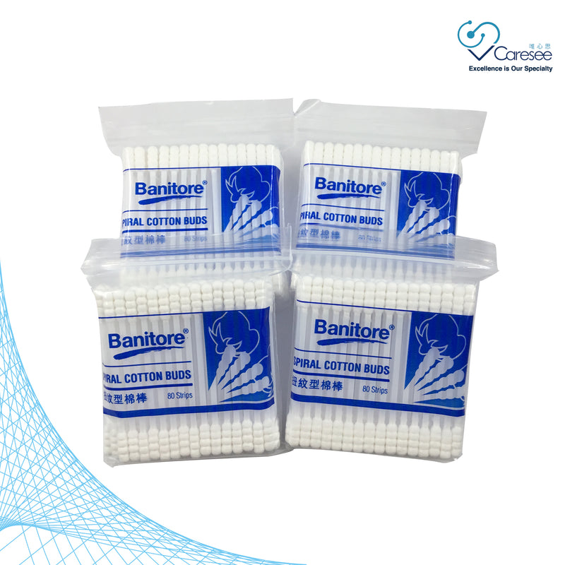 Banitore SPIRAL COTTON BUDS (8 PACKS)