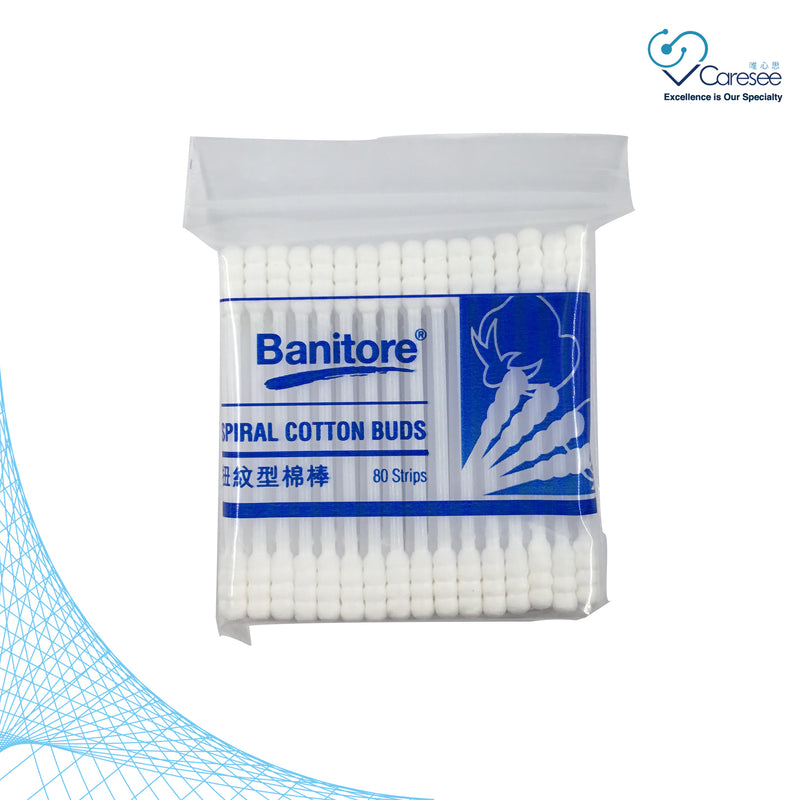 Banitore SPIRAL COTTON BUDS (8 PACKS)