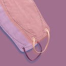 【Element 3D Medical Face Mask for Adults】 Fe203 Rosy Brown KMn04 Lavender Individual package (10pcs)