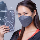 【Element 3D Medical Face Mask for Adults】 Carbon Dark Grey Individual package (10pcs)
