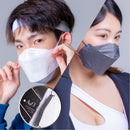 【Element 3D Medical Face Mask for Adults】 AgCl White + Carbon Dark Grey Individual package (10pcs)
