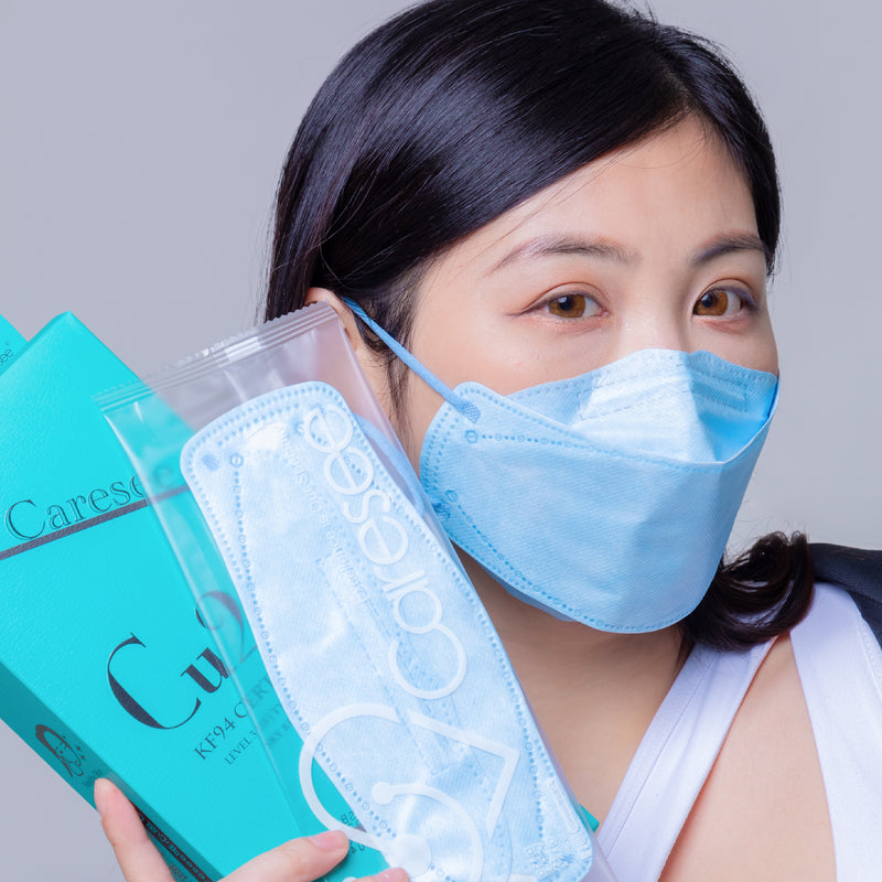 【Element 3D Medical Face Mask for Adults】 Cu2+ Sky Blue Individual package (10pcs)