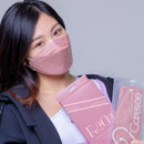 【Element 3D Medical Face Mask for Adults】 Fe2O3 Rose Pink Individual package (10pcs)