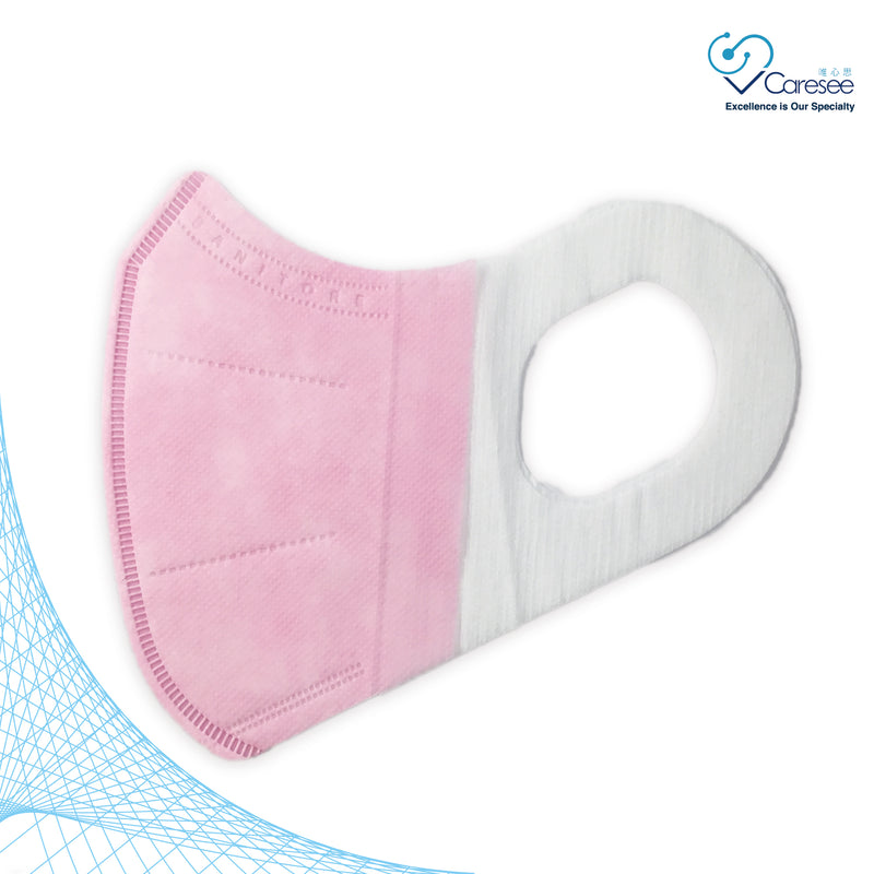 Banitore - 【Limited Pink 3D Medical Mask XS/S/M/L Size】Adult Size (20pcs)