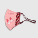 Smart Sport Air mask Christmas Cat Polygiene masks Swedish Tech Size S/M/L (Adjusted earloop)