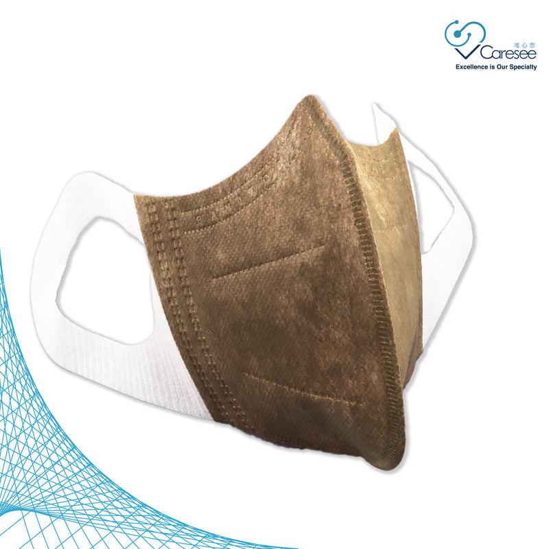 Banitore 3D Adult Medical Mask - Limited Time Earth Tone Dark Brown