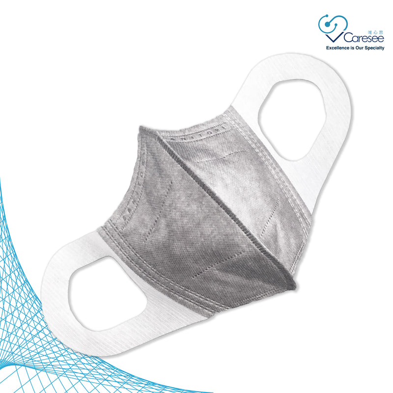 Banitore 3D Adult Medical Mask - Limited Edition Earth Tone Light Grey